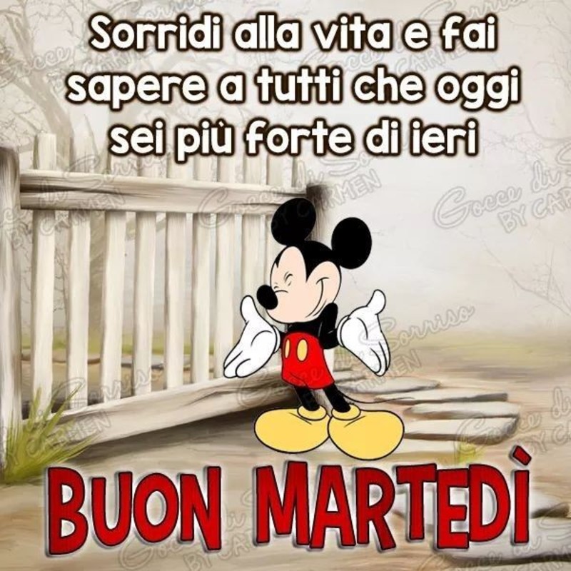 Buon Martedi Da Mandare Agli Amici Pagina 10 Di 11 Buongiorno Cloud