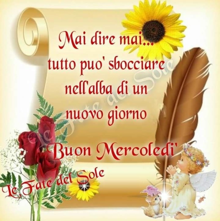 Buon Mercoledi Immagini Bellissime Pagina 4 Di 11 Buongiorno Cloud