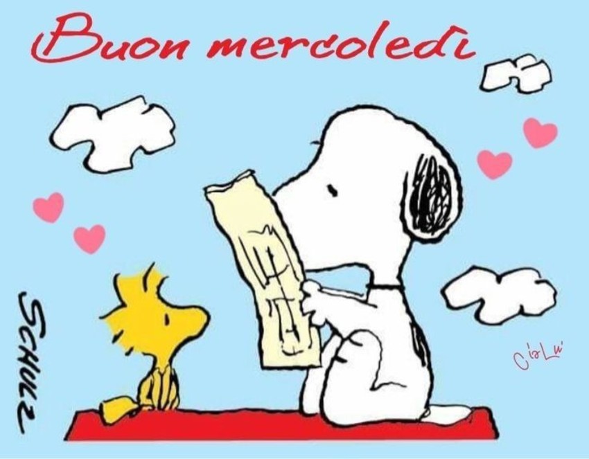 Buon Mercoledì Snoopy