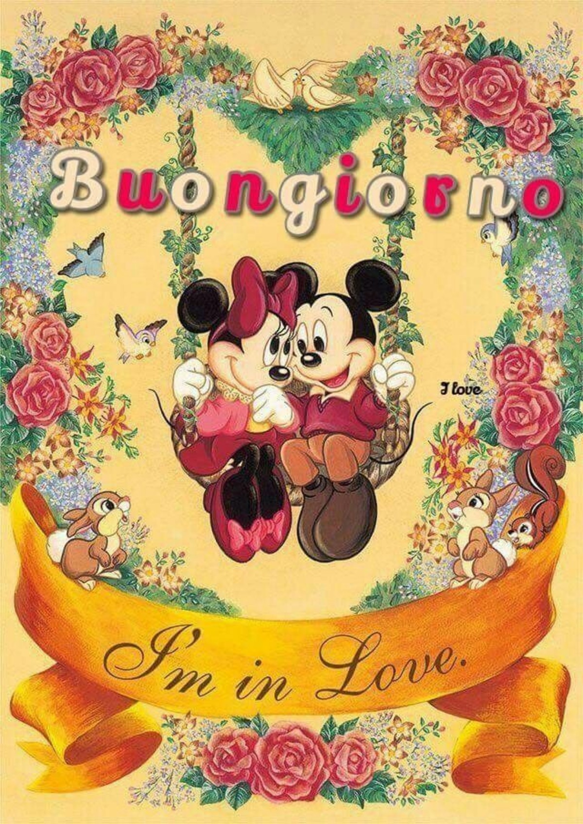 Buongiorno Topolino e Minnie